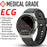 G08 1.3 inch TFT Screen Smart Watch, Support Medical-grade ECG Measurement/Women Menstrual Reminder, TPU Strap