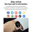 AK32 1.36 inch IPS Touch Screen Smart Watch, Support Bluetooth Calling/Blood Oxygen Monitoring,Style: Steel Watch Band