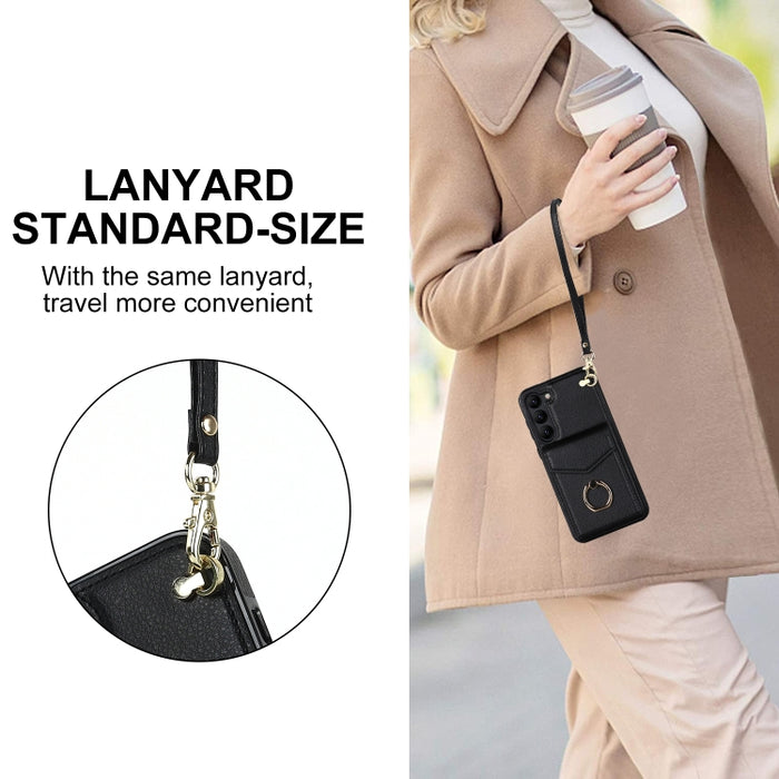 Ring Holder RFID Card Slot Phone Case, For Samsung Galaxy S23 5G, For Samsung Galaxy S24 Ultra 5G, For Samsung Galaxy A54 5G, For Samsung Galaxy S24+ 5G, For Samsung Galaxy S23+ 5G, For Samsung Galaxy S24 5G, For Samsung Galaxy A12                     ...