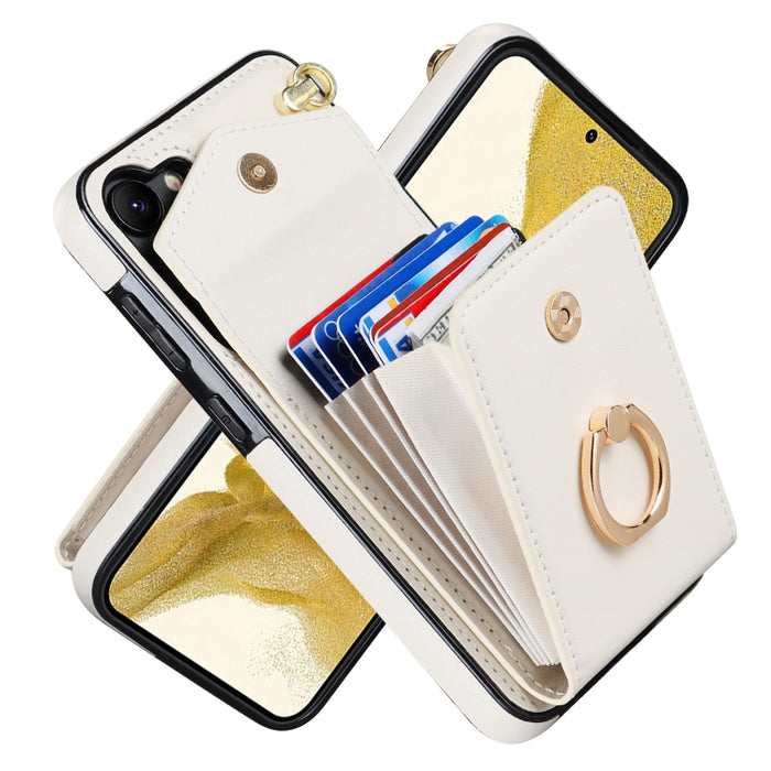 Ring Holder RFID Card Slot Phone Case, For Samsung Galaxy S23 5G, For Samsung Galaxy S24 Ultra 5G, For Samsung Galaxy A54 5G, For Samsung Galaxy S23+ 5G, For Samsung Galaxy S24+ 5G, For Samsung Galaxy S24 5G, For Samsung Galaxy A12                     ...