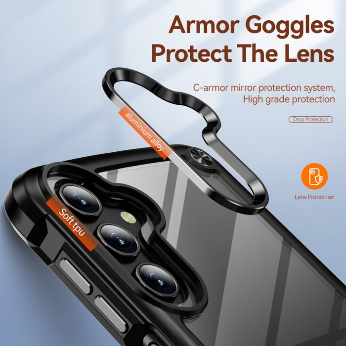 TPU + PC Lens Protection Phone Case, For Samsung Galaxy A15, For Samsung Galaxy A55 5G, For Samsung Galaxy A35 5G, For Samsung Galaxy S24 Ultra 5G, For Samsung Galaxy S24+ 5G, For Samsung Galaxy S24 5G, For Samsung Galaxy A24 4G / A25 5G���������������...