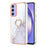 Electroplating Marble IMD TPU Phone Case with Ring Holder