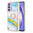 Electroplating Marble IMD TPU Phone Case with Ring Holder