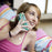Splicing Marble Flower IMD TPU Phone Case