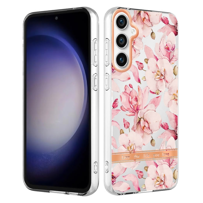 Flowers and Plants Series IMD TPU Phone Case, For Samsung Galaxy S24 Ultra 5G, For Samsung Galaxy A34 5G, For Samsung Galaxy S23 FE 5G, For Samsung Galaxy S24+ 5G, For Samsung Galaxy A54 5G, For Samsung Galaxy S24 5G