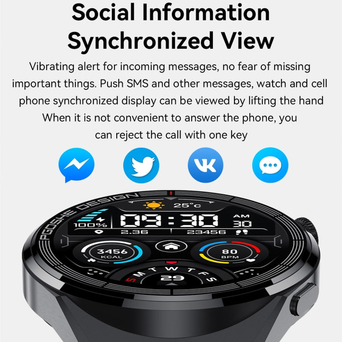 PG3 Pro 1.41 inch TFT Screen Smart Watch, Support Heart Rate / Blood Pressure Monitoring