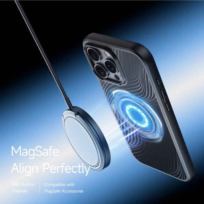 For iPhone 16 Pro Max DUX DUCIS Aimo Mag Series TPU + PC MagSafe Frosted Feel Phone Case(Black)
