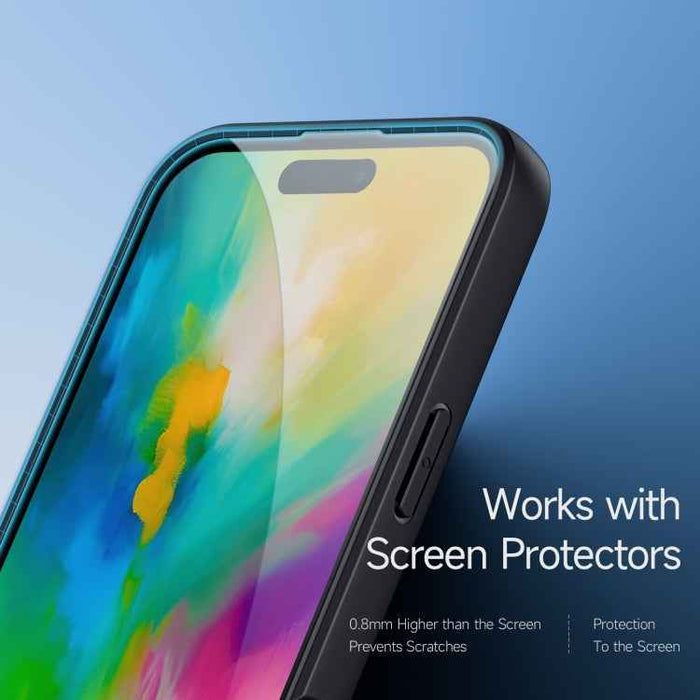 For iPhone 16 DUX DUCIS Aimo Mag Series TPU + PC MagSafe Frosted Feel Phone Case(Black)