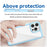 For iPhone 16 Pro Max Colorful Series Acrylic + TPU Phone Case(Blue)