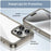 For iPhone 16 Pro Max Colorful Series Acrylic + TPU Phone Case(Transparent Grey)