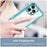 For iPhone 16 Pro Max Colorful Series Acrylic + TPU Phone Case(Transparent Blue)