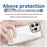 For iPhone 16 Pro Max Colorful Series Acrylic + TPU Phone Case(Transparent)