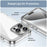 For iPhone 16 Pro Max Colorful Series Acrylic + TPU Phone Case(Transparent)