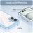 For iPhone 16 Plus Colorful Series Acrylic + TPU Phone Case(Blue)