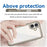 For iPhone 16 Plus Colorful Series Acrylic + TPU Phone Case(Transparent Grey)