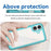 For iPhone 16 Colorful Series Acrylic + TPU Phone Case(Transparent Blue)