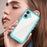 For iPhone 16 Colorful Series Acrylic + TPU Phone Case(Transparent Blue)