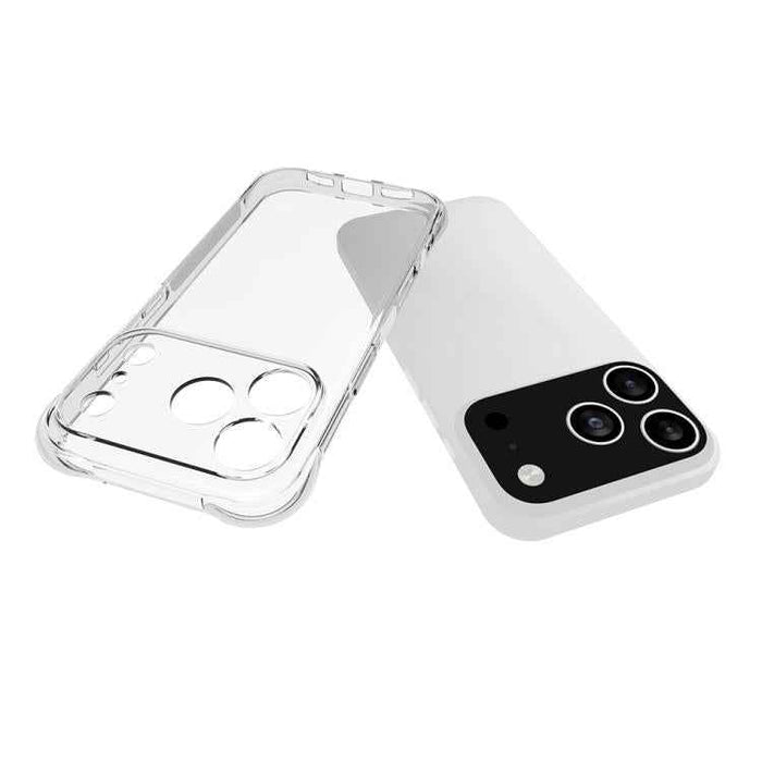 For iPhone 17 Pro Shockproof Non-slip Thickening TPU Phone Case(Transparent)