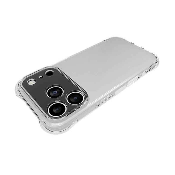 For iPhone 17 Pro Shockproof Non-slip Thickening TPU Phone Case(Transparent)