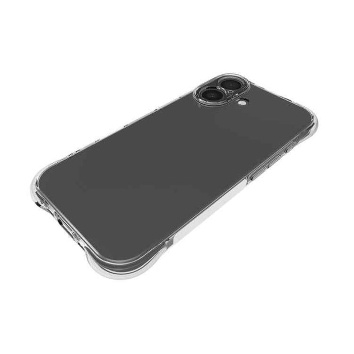 For iPhone 17 Shockproof Non-slip Thickening TPU Phone Case(Transparent)