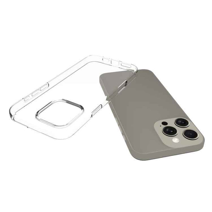 For iPhone 16 Pro Max Waterproof Texture TPU Phone Case(Transparent)