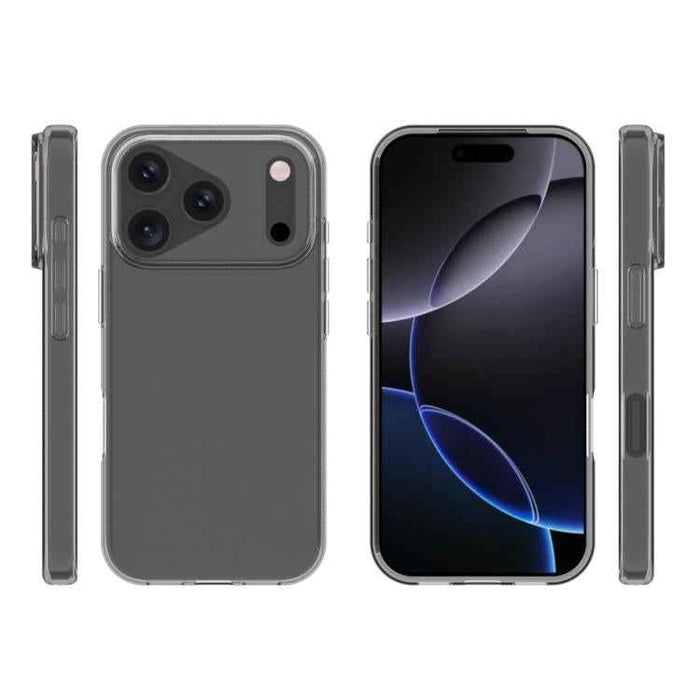 For iPhone 17 Pro Waterproof Texture TPU Phone Case(Transparent)