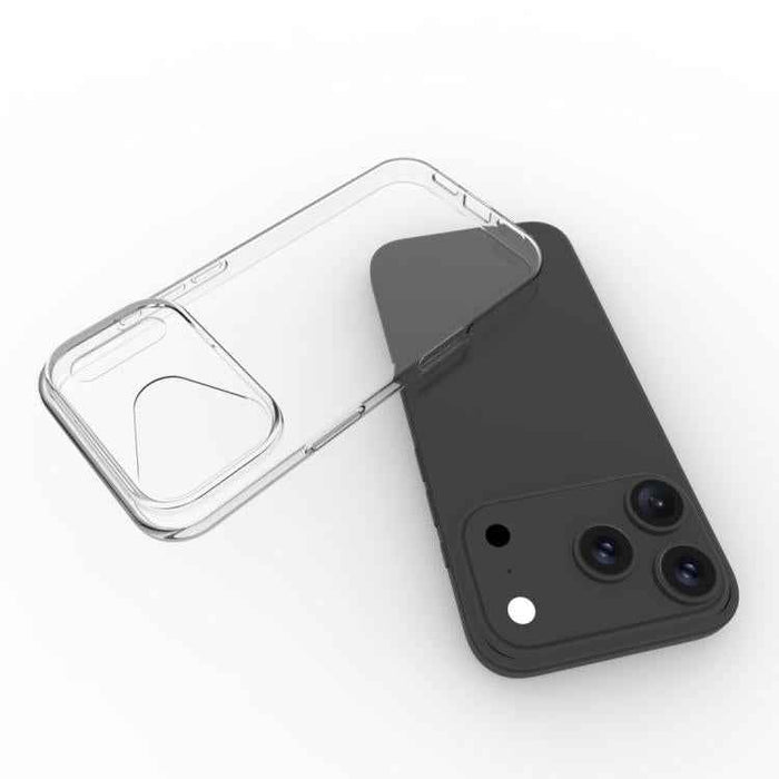For iPhone 17 Pro Waterproof Texture TPU Phone Case(Transparent)