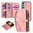 Zipper Wallet Magnetic Detachable Leather Phone Case, For Samsung Galaxy S23 5G, For Samsung Galaxy S23+ 5G, For Samsung Galaxy S23 Ultra 5G, For Samsung Galaxy S22 5G, For Samsung Galaxy S22+ 5G, For Samsung Galaxy S22 Ultra 5G, For Samsung Galaxy S21...