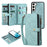 Zipper Wallet Magnetic Detachable Leather Phone Case, For Samsung Galaxy S23 5G, For Samsung Galaxy S23+ 5G, For Samsung Galaxy S23 Ultra 5G, For Samsung Galaxy S22 5G, For Samsung Galaxy S22+ 5G, For Samsung Galaxy S22 Ultra 5G, For Samsung Galaxy S21...