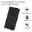 For iPhone 16 Line Pattern Skin Feel Leather Phone Case(Black)