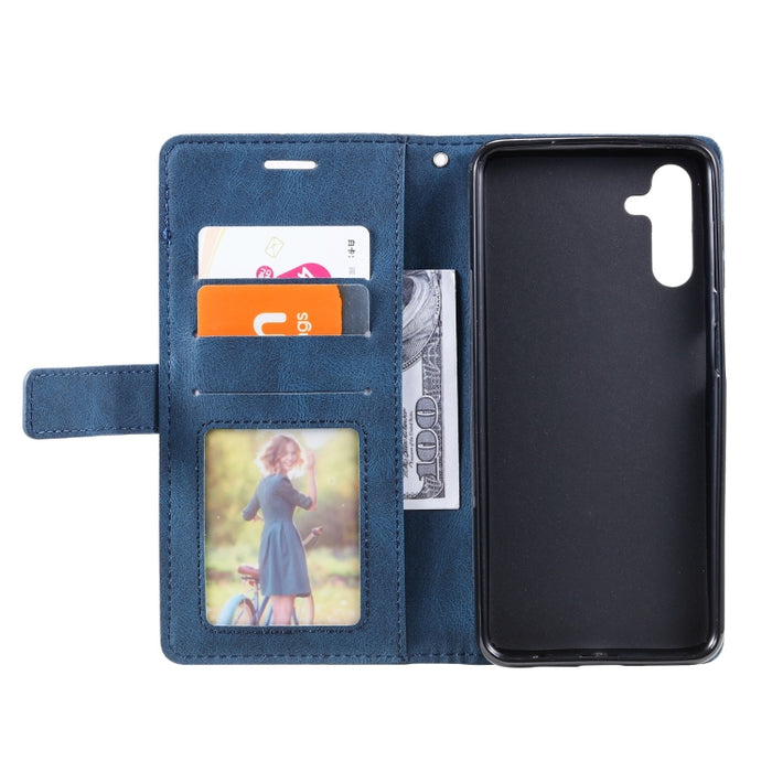 Skin Feel Splicing Leather Phone Case, For Samsung Galaxy A25 5G, For Samsung Galaxy S23 FE 5G, For Samsung Galaxy A24, For Samsung Galaxy A04e /F04, For Samsung Galaxy A34 5G, For Samsung Galaxy A54 5G