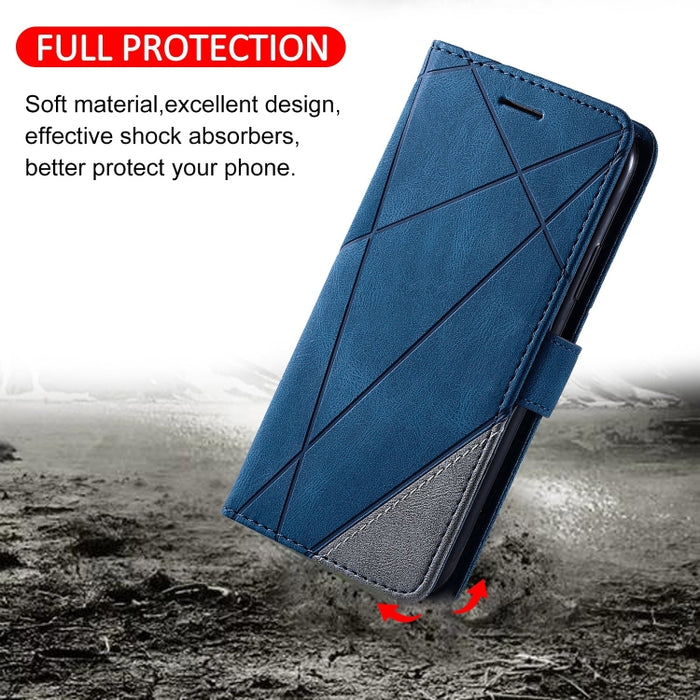 Skin Feel Splicing Leather Phone Case, For Samsung Galaxy A25 5G, For Samsung Galaxy S23 FE 5G, For Samsung Galaxy A24, For Samsung Galaxy A04e /F04, For Samsung Galaxy A34 5G, For Samsung Galaxy A54 5G
