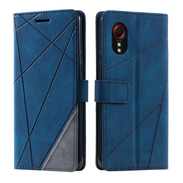 Skin Feel Splicing Leather Phone Case, For Samsung Galaxy Xcover 7, For Samsung Galaxy A55 5G, For Samsung Galaxy A35 5G, For Samsung Galaxy S24 Ultra 5G, For Samsung Galaxy S24+ 5G, For Samsung Galaxy S24 5G, For Samsung Galaxy A15��������������������...