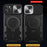 For iPhone 11 Pro CD Texture Sliding Camshield Magnetic Holder Phone Case(Black) - BaskiFit