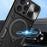 For iPhone 16 Pro Max CD Texture Sliding Camshield Magnetic Holder Phone Case(Silver)