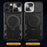For iPhone 16 Pro Max CD Texture Sliding Camshield Magnetic Holder Phone Case(Silver)
