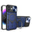 For iPhone 16 Plus CD Texture Sliding Camshield Magnetic Holder Phone Case(Blue)