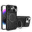 For iPhone 16 CD Texture Sliding Camshield Magnetic Holder Phone Case(Black)