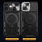 For iPhone 16 CD Texture Sliding Camshield Magnetic Holder Phone Case(Black)