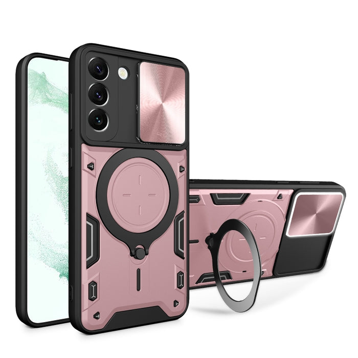 CD Texture Sliding Camshield Magnetic Holder Phone Case, For Samsung Galaxy S22 5G, For Samsung Galaxy A13 5G, For Samsung Galaxy A03s, For Samsung Galaxy A53, For Samsung Galaxy S21 5G, For Samsung Galaxy S21+ 5G, For Samsung Galaxy S21 Ultra 5G