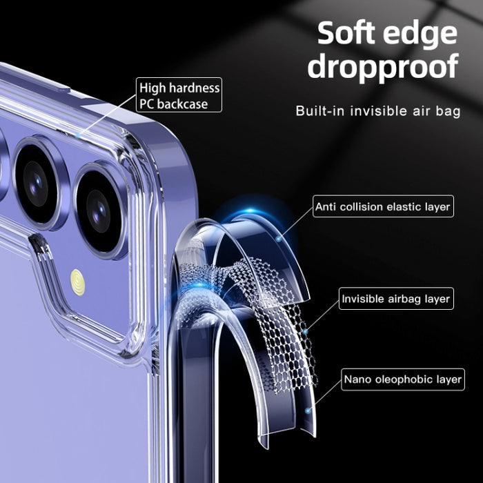 Armor Clear TPU Hybrid PC Phone Case, For Samsung Galaxy A55 5G, For Samsung Galaxy A25 5G, For Samsung Galaxy S23 FE 5G, For Samsung Galaxy M54