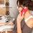 For iPhone 15 Shockproof Leather Phone Case with Card Holder(Red)