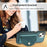 For iPhone 15 Shockproof Leather Phone Case with Card Holder(Green)