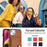 For iPhone 15 Shockproof Leather Phone Case with Card Holder(Brown)