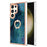 Electroplating Marble Dual-side IMD Phone Case with Ring