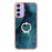 Electroplating Marble Dual-side IMD Phone Case with Ring