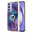 Electroplating Marble Dual-side IMD Phone Case with Ring