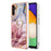 Electroplating Marble Dual-side IMD Phone Case with Ring