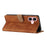 For iPhone 16 Plus Seven Butterflies Embossed Leather Phone Case(Brown)