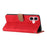 For iPhone 16 Plus Seven Butterflies Embossed Leather Phone Case(Red)